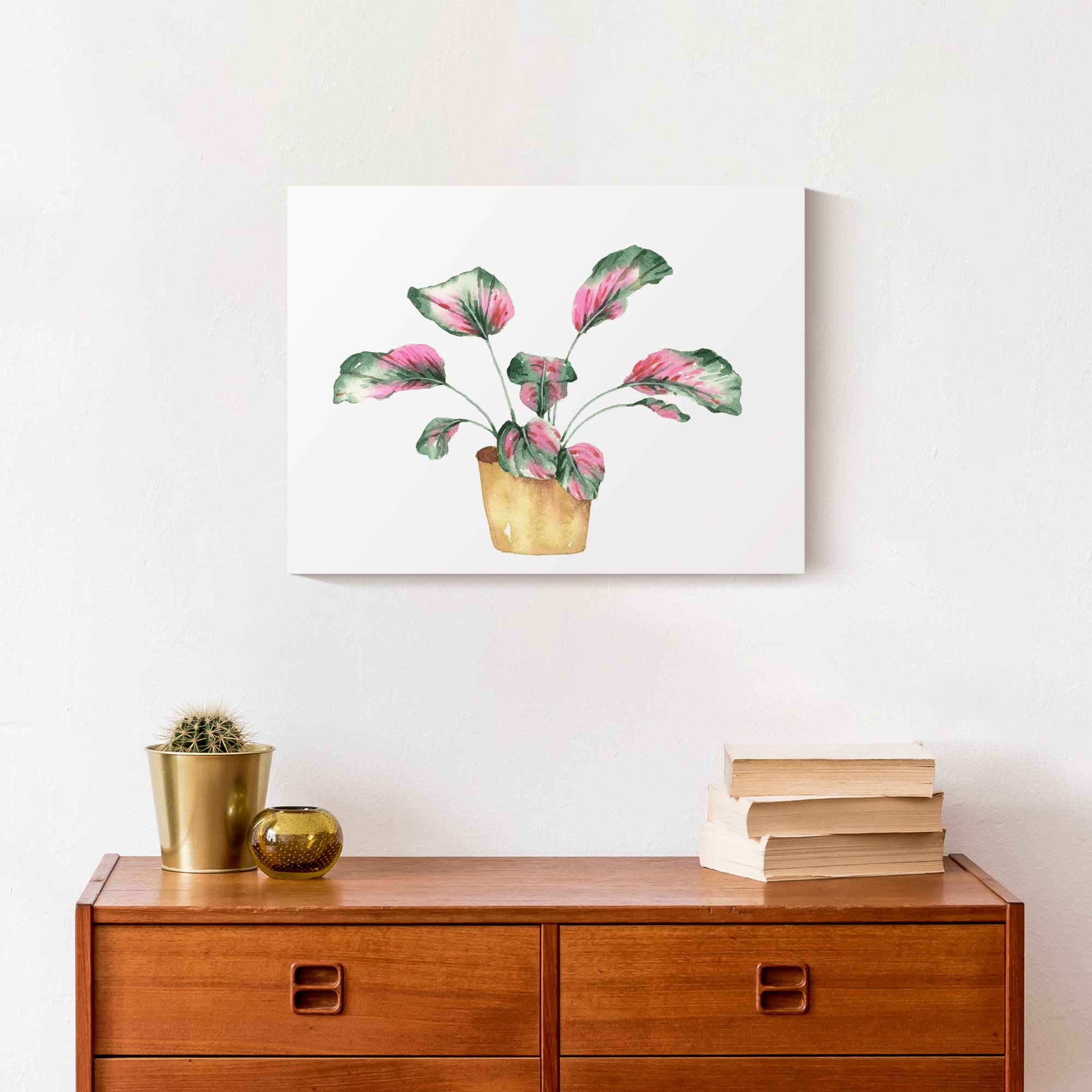 Coastal Beach Plant 16" x 12" Canvas Wall Art